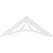 Ekena Millwork Pitch Stanford Architectural Grade PVC Gable Pediment, 36"W x 13 1/2"H x 1"P (9/12) GPP036X014X100STA - alternate 3